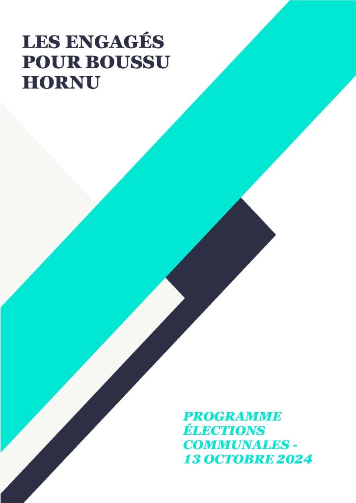 Programme Les Engagés Pour Boussu Hornu (image de couverture)